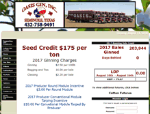 Tablet Screenshot of oasisgin.com